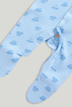 
                        
                          Load image into Gallery viewer, Mothercare Vehicles Baby Sleepsuits - 3 Pack
                        
                      