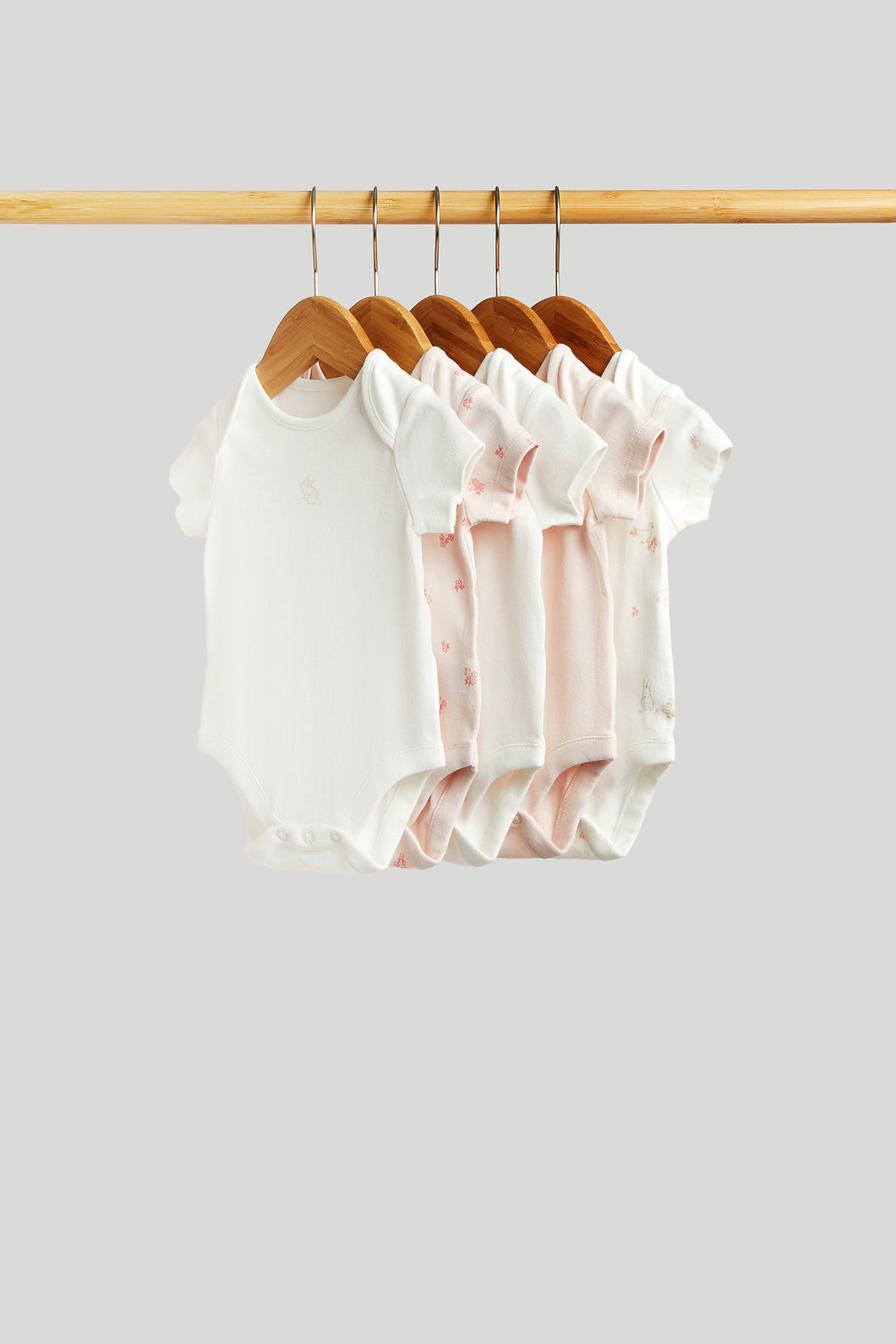 Mothercare My First Short-Sleeved Bodysuits - 5 Pack
