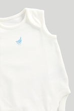 
                        
                          Load image into Gallery viewer, Mothercare Ditsy Sleeveless Bodysuits - 5 Pack
                        
                      