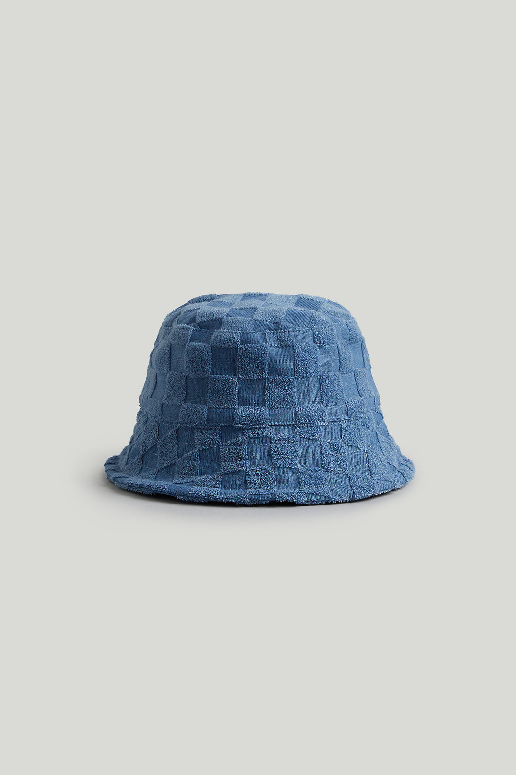 Mothercare Blue Check Towelling UPF50+ Sun Hat