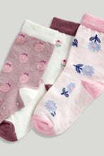 
                        
                          Load image into Gallery viewer, Mothercare 3 Pack Flower Slip-Resist Socks
                        
                      