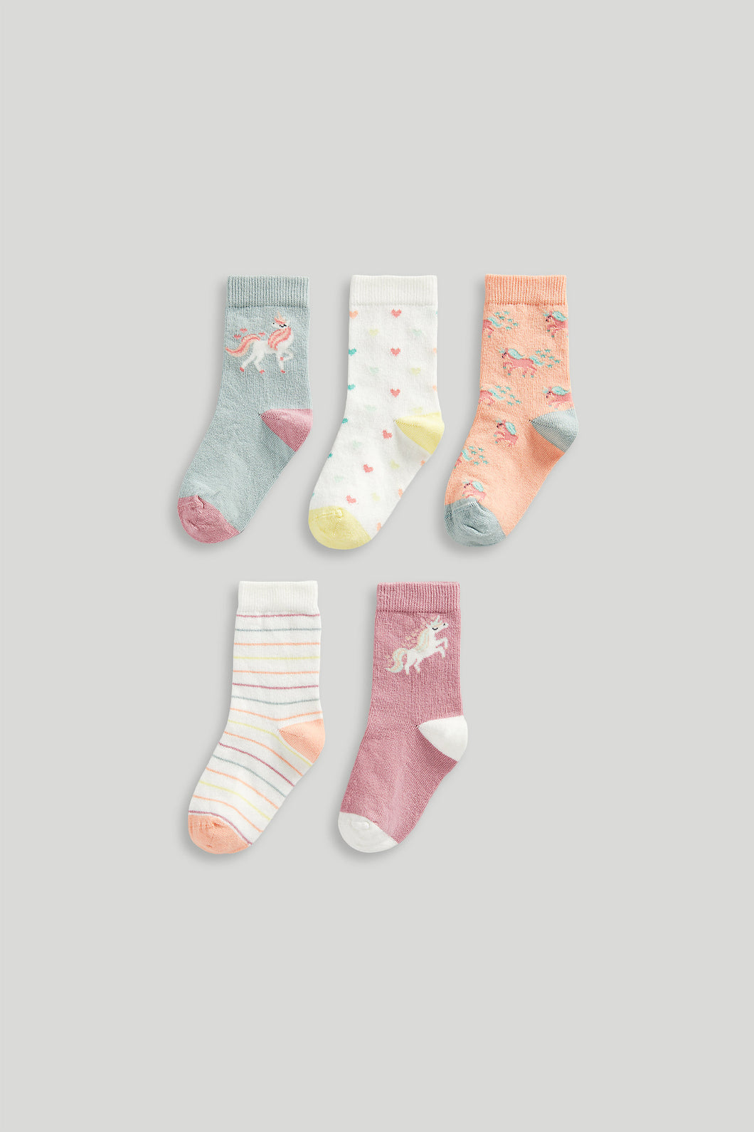 Mothercare 5 Pack Party Horse Socks