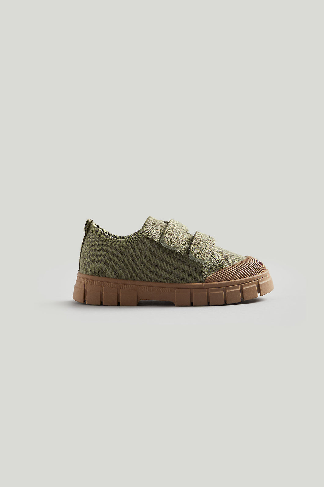 Mothercare Khaki Canvas Trainers