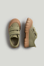 
                        
                          Load image into Gallery viewer, Mothercare Khaki Canvas Trainers
                        
                      