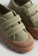 
                        
                          Load image into Gallery viewer, Mothercare Khaki Canvas Trainers
                        
                      