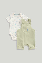 
                        
                          Load image into Gallery viewer, Mothercare Boat Bibshorts and Bodysuit Set
                        
                      