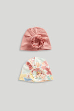 
                        
                          Load image into Gallery viewer, Mothercare Turban Baby Hats - 2 Pack
                        
                      