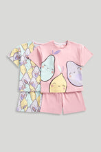 
                        
                          Load image into Gallery viewer, Mothercare Fruit Short Pyjamas - 2 Pack
                        
                      