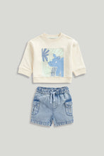 
                        
                          將圖片載入圖庫檢視器 Mothercare Rhino Sweat Top and Shorts Set
                        
                      