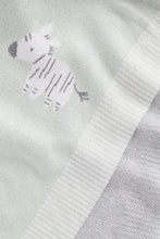 
                        
                          Load image into Gallery viewer, Mothercare Zebra Knitted Blanket
                        
                      