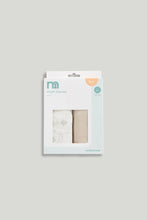 
                        
                          Load image into Gallery viewer, Mothercare 2 Pack Mothercare XL Muslin Blankets - Light Brown
                        
                      