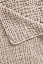 
                        
                          Load image into Gallery viewer, Mothercare Muslin Blanket (Cot Bed) - Light Brown
                        
                      