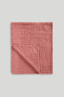 Mothercare Pink Muslin Blanket (Cot Bed) - mothercare hong kong