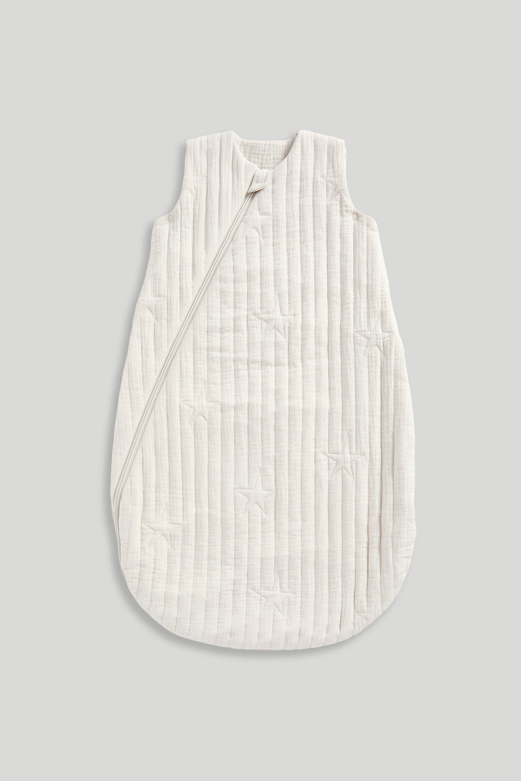 Mothercare 2.5 Tog White Sleeping Bag - 0-6 months