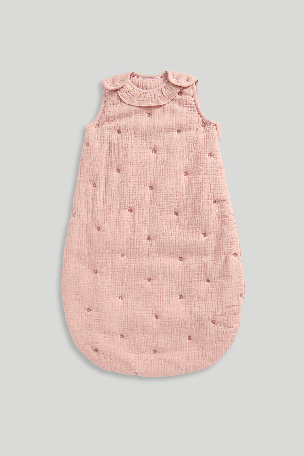 Mothercare 2.5 Tog Muslin Daisy Sleeping Bag - 0-6 months