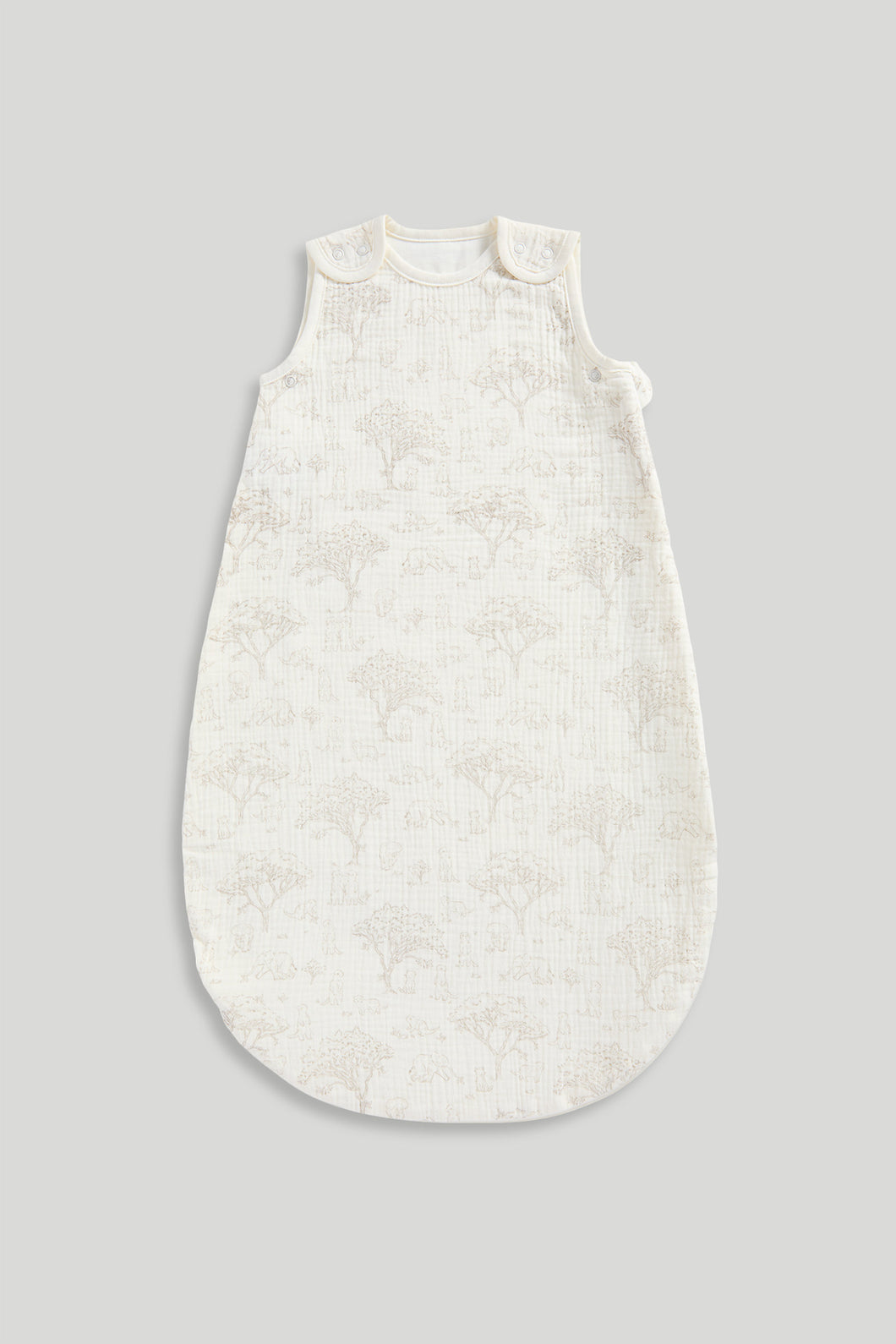 Mothercare 1 Tog Muslin Animal and Treet Sleeping Bag - 0-6 months