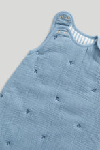 
                        
                          Load image into Gallery viewer, Mothercare 2.5 Tog Muslin Leaf Sleeping Bag - 0-6 months
                        
                      