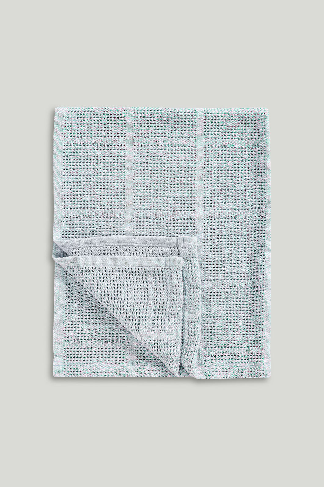 Mothercare Blue Cellular Blanket For Moses Basket/Crib/Pram