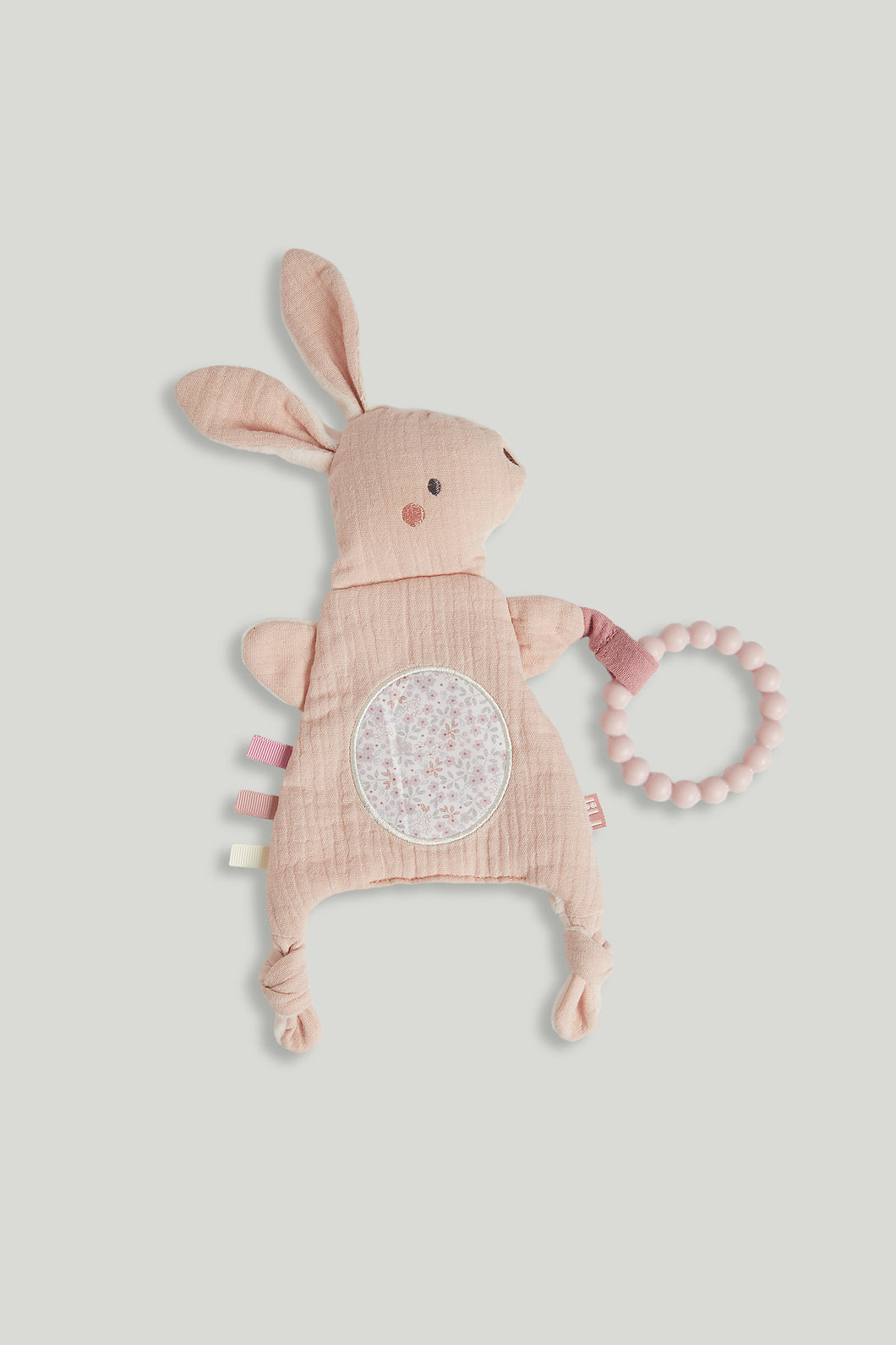 Mothercare Pink Bunny Comforter Toy