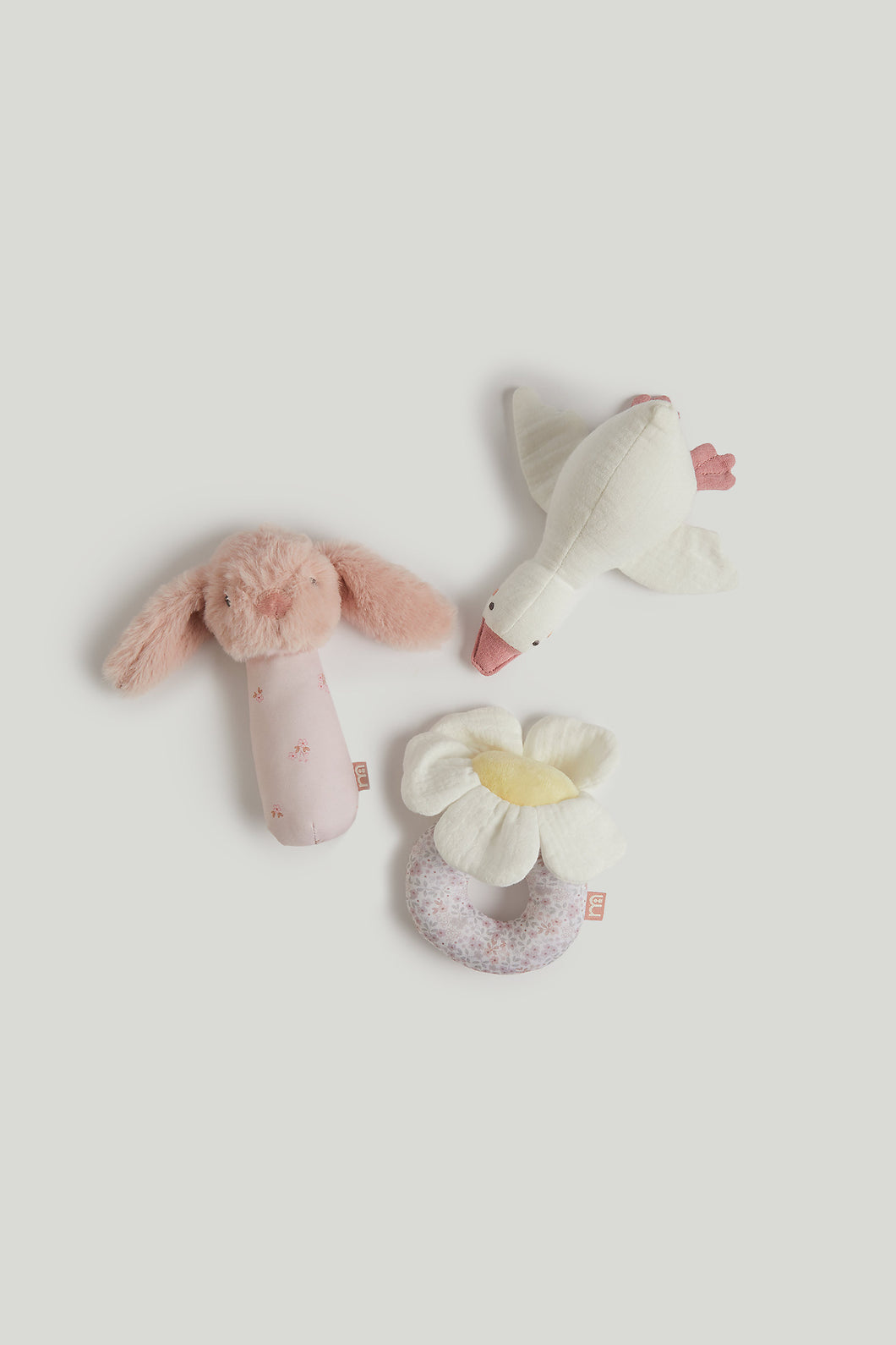Mothercare Plush Rattles - 3 Pack