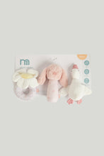 
                        
                          Load image into Gallery viewer, Mothercare Plush Rattles - 3 Pack
                        
                      