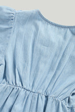 
                        
                          Load image into Gallery viewer, Mothercare Denim Wide-Leg Jumpsuit
                        
                      