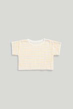 
                        
                          將圖片載入圖庫檢視器 Mothercare Yellow Striped Knitted T-Shirt
                        
                      