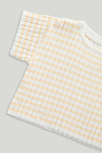 
                        
                          將圖片載入圖庫檢視器 Mothercare Yellow Striped Knitted T-Shirt
                        
                      
