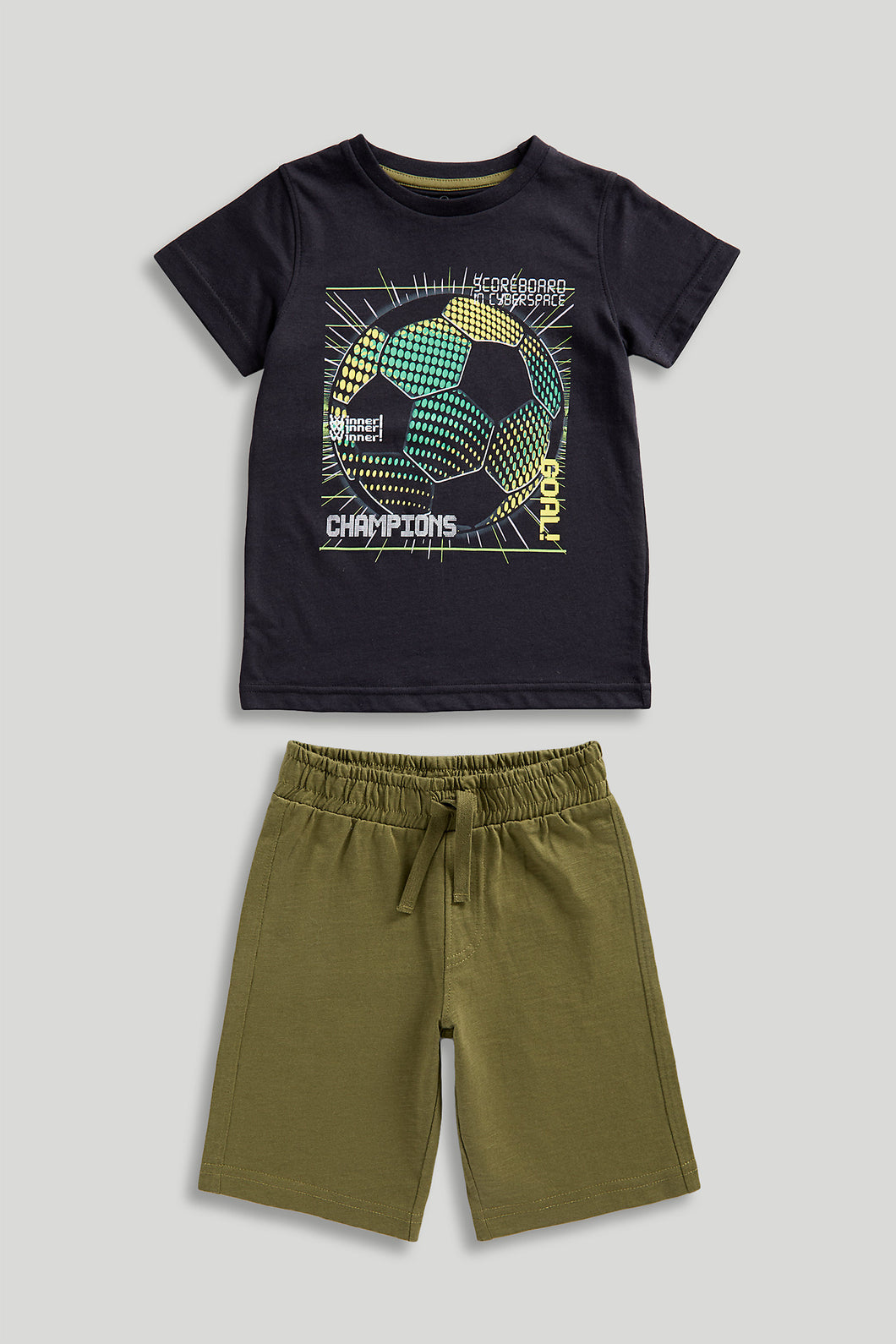 Mothercare Football T-Shirt and Shorts Set