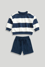 
                        
                          將圖片載入圖庫檢視器 Mothercare Striped Sweat and Shorts Set
                        
                      