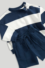 
                        
                          將圖片載入圖庫檢視器 Mothercare Striped Sweat and Shorts Set
                        
                      