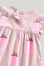 
                        
                          Load image into Gallery viewer, Mothercare Berry Jersey Dress
                        
                      