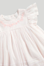 
                        
                          Load image into Gallery viewer, Mothercare Pink Occasion Dress and Knickers
                        
                      
