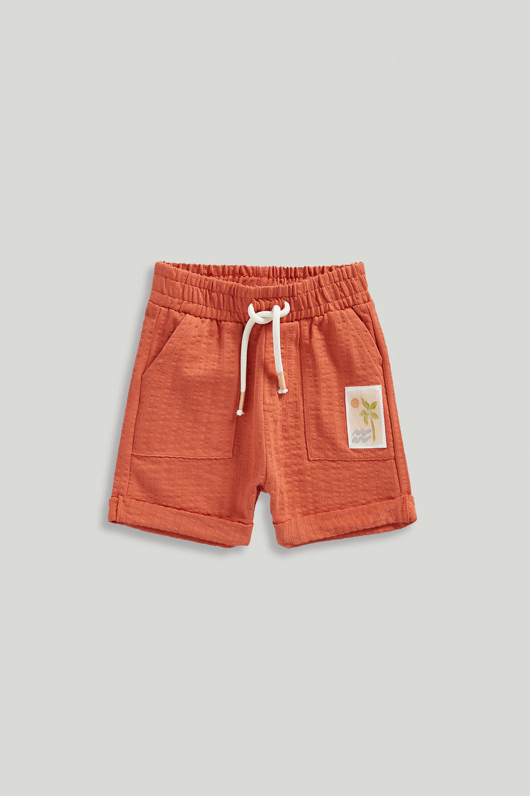 Mothercare Orange Pull-On Shorts