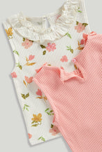 
                        
                          Load image into Gallery viewer, Mothercare 2 Pack Ribbed Tops
                        
                      