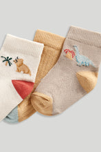 
                        
                          Load image into Gallery viewer, Mothercare 5 Pack Dinosaur Baby Socks
                        
                      