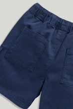 
                        
                          Load image into Gallery viewer, Mothercare Navy Cargo Shorts
                        
                      