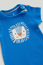 
                        
                          Load image into Gallery viewer, Mothercare 2 Pack Safari Stripe Rompers
                        
                      