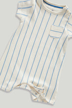 
                        
                          Load image into Gallery viewer, Mothercare 2 Pack Safari Stripe Rompers
                        
                      