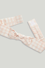 
                        
                          Load image into Gallery viewer, Mothercare Gingham Shorts, Bodysuit and Headband Set
                        
                      