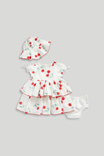
                        
                          Load image into Gallery viewer, Mothercare Dress, Knickers and Hat Set
                        
                      