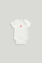 
                        
                          Load image into Gallery viewer, Mothercare 5 Pack Apples Short-Sleeved Bodysuits
                        
                      