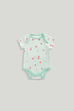 
                        
                          Load image into Gallery viewer, Mothercare 5 Pack Apples Short-Sleeved Bodysuits
                        
                      