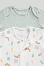 
                        
                          將圖片載入圖庫檢視器 Mothercare 2 Pack Shapes Rompers
                        
                      