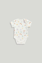 
                        
                          Load image into Gallery viewer, Mothercare 5 Pack Shapes Short-Sleeved Bodysuits
                        
                      
