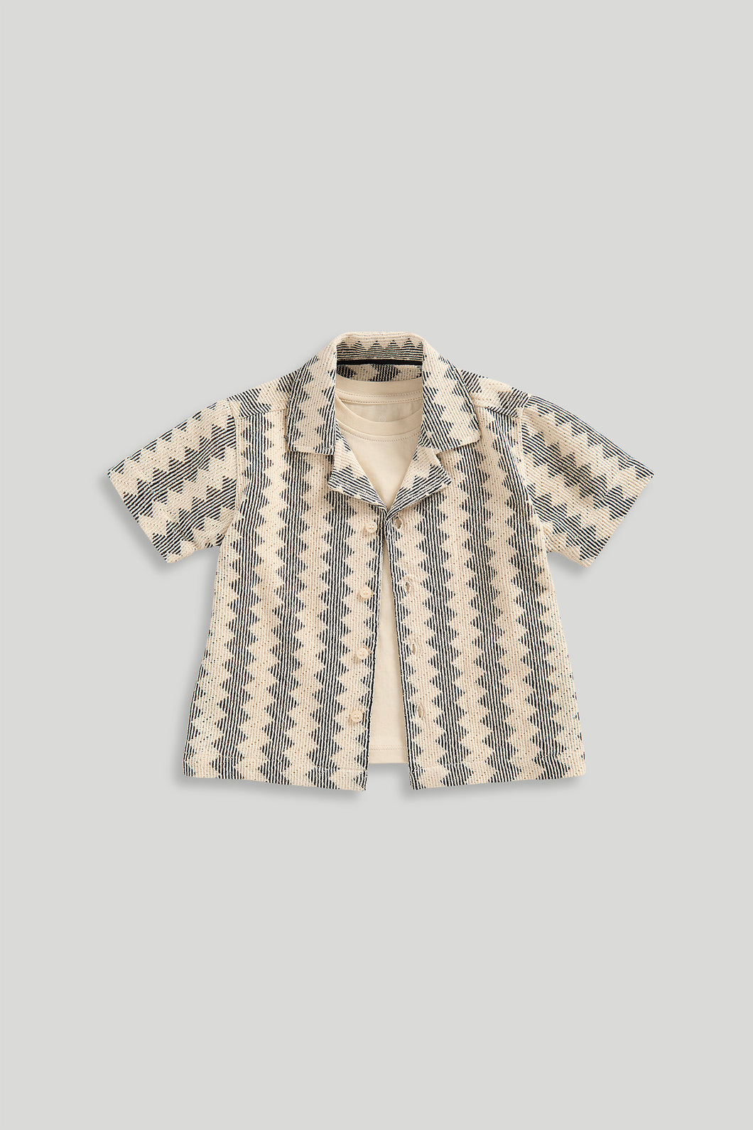 Mothercare Crochet Shirt and T-Shirt Set