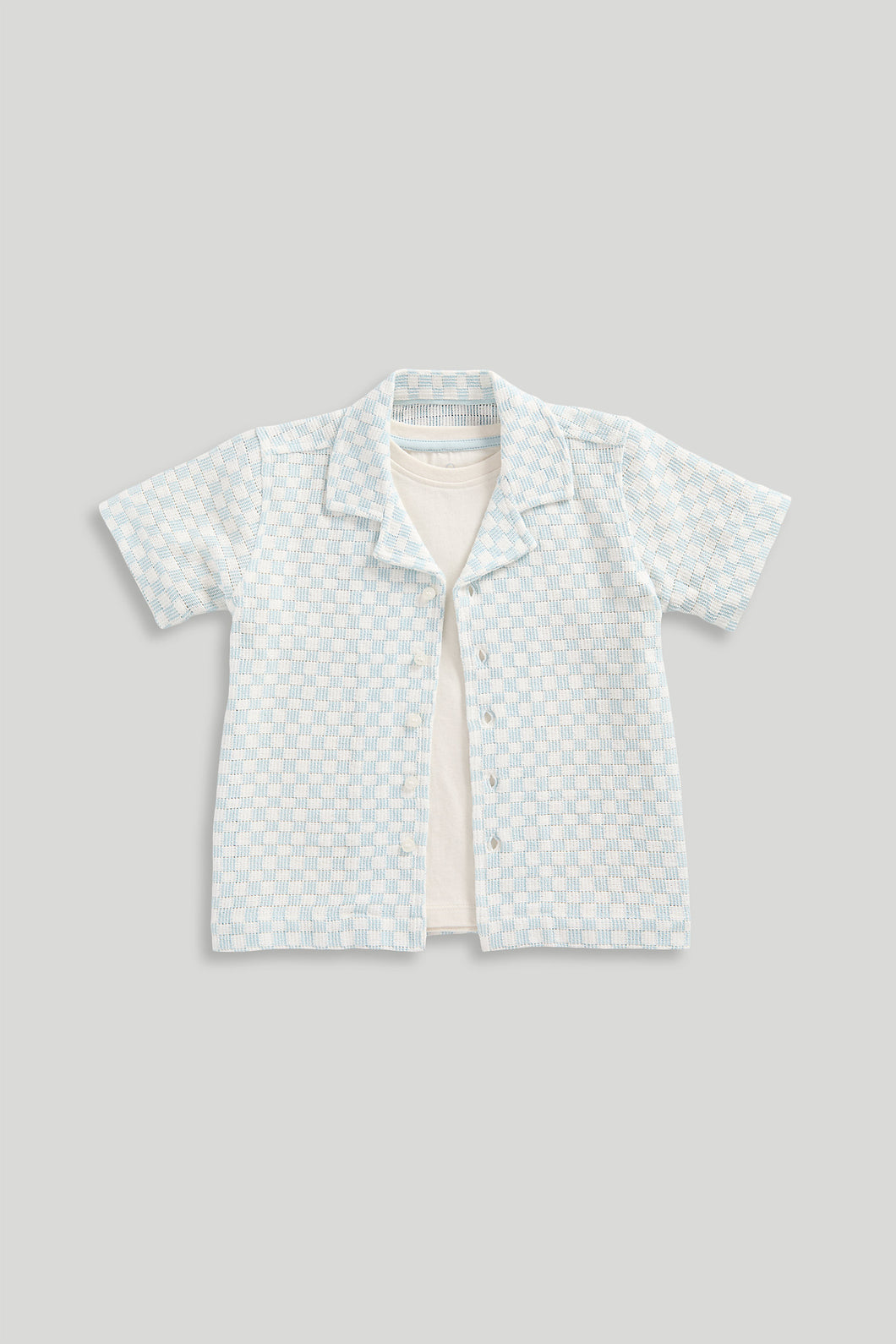 Mothercare Crochet Shirt and T-Shirt Set