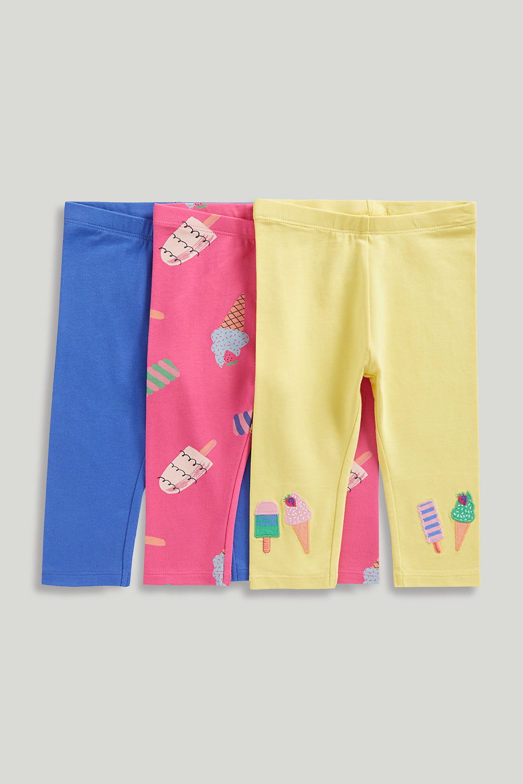 Mothercare 3 Pack Ice Cream Cropped Leggings