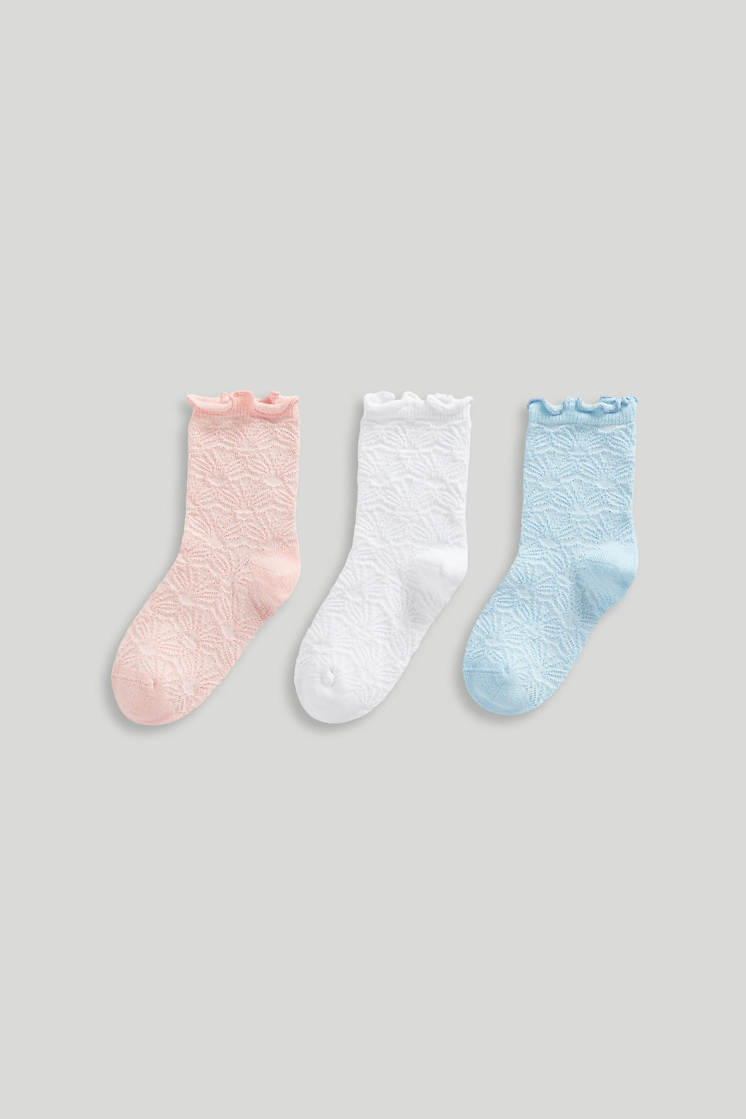 Mothercare 3 Pack Frill Socks