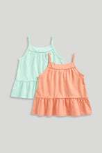 
                        
                          Load image into Gallery viewer, Mothercare 2 Pack Peplum Vest Tops
                        
                      